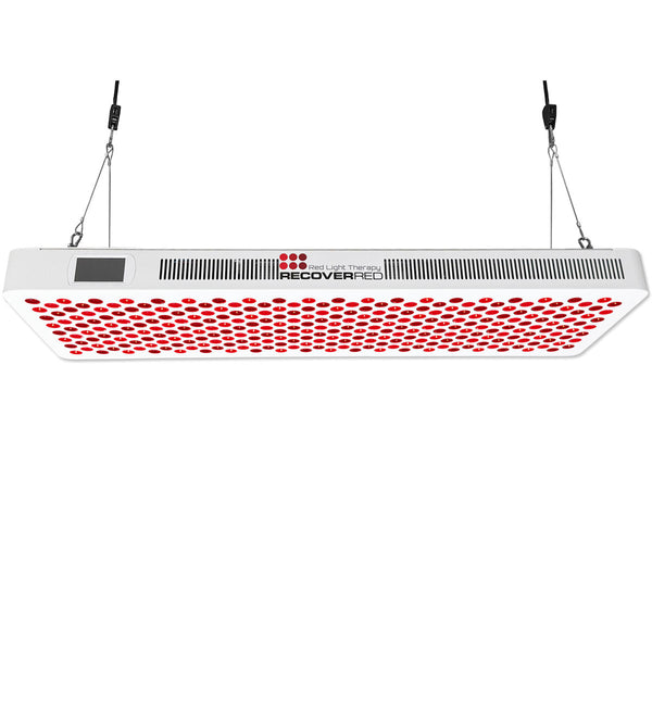 Light therapy red light that can hang from the ceiling. 